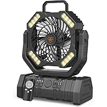 アウトドア 扇風機 サーキュレーター dcモーター リビング 充電式 キャンプ Amazon | ATOPSUN キャンプ 扇風機 アウトドア 充電式【35000mAh